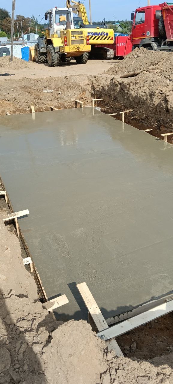 Фундаментные работы подстанции